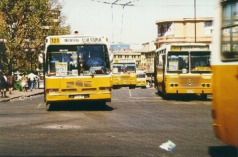 Busse wohin man nur sehen kann