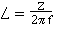 L = Z/2*pi*f